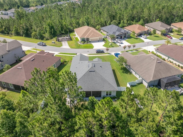 279 Spring Creek Way, Saint Augustine, FL 32095 - aerial perspective of suburban area with a heavily wooded area