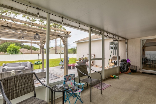 3010 SE 46th Ave, Ocala, FL 34480 - sunroom featuring outdoor lounge area