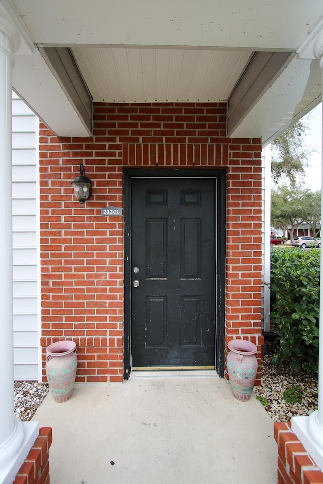 21201 Harbour Vista Cir, Saint Augustine, FL 32080 - property entrance featuring brick siding