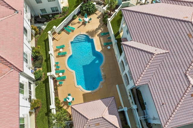 264 Gibraltar Ct Unit 102, Saint Augustine, FL 32080 - drone / aerial view of a pool