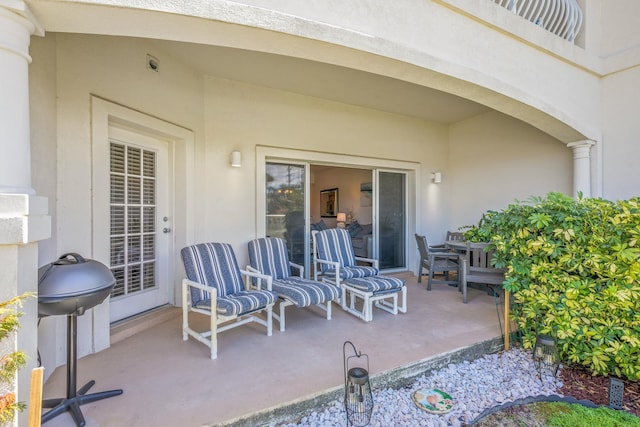 264 Gibraltar Ct Unit 102, Saint Augustine, FL 32080 - view of patio / terrace featuring a grill