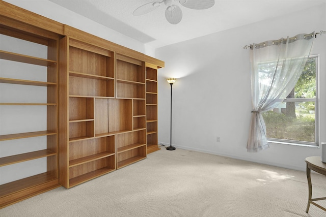 546 Sevilla Dr, Saint Augustine, FL 32086 - unfurnished room with light colored carpet and a ceiling fan