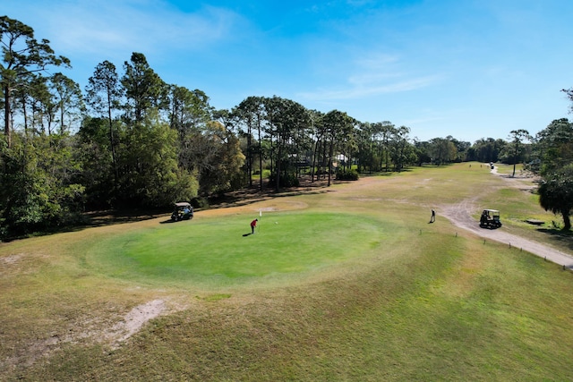 546 Sevilla Dr, Saint Augustine, FL 32086 - view of property's community with view of golf course and view of wooded area