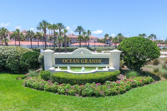 435 N Ocean Grande Dr Unit 104, Ponte Vedra Beach, FL 32082 - community sign featuring a yard