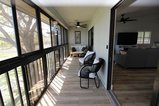 24 Aledo Ct, Saint Augustine, FL 32086 - sunroom / solarium with a ceiling fan