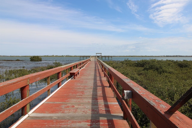 24 Aledo Ct, Saint Augustine, FL 32086 - view of dock featuring a water view