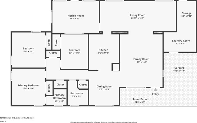 10792 Hawaii Dr, Jacksonville, FL 32246