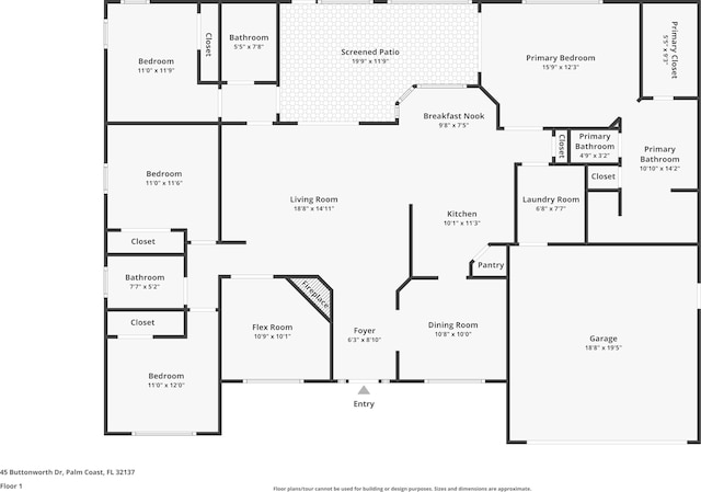90 Wellshire Ln, Palm Coast, FL 32164 - plan