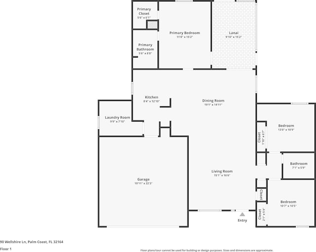 90 Wellshire Ln, Palm Coast, FL 32164 - view of layout