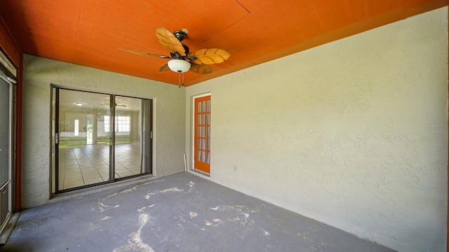 90 Wellshire Ln, Palm Coast, FL 32164 - view of patio with ceiling fan