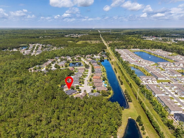 153 Savanna Preserve Ct, Saint Augustine, FL 32095 - aerial perspective of suburban area featuring a large body of water