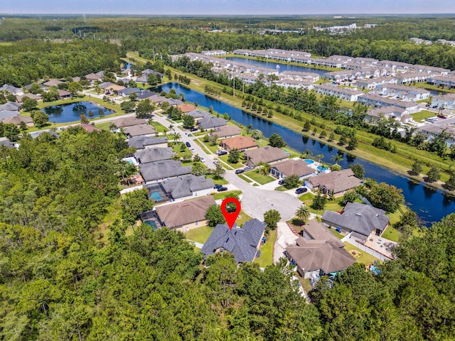 153 Savanna Preserve Ct, Saint Augustine, FL 32095 - aerial overview of property's location with a nearby body of water and nearby suburban area