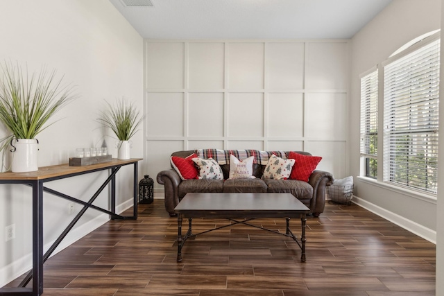 153 Savanna Preserve Ct, Saint Augustine, FL 32095 - living room featuring dark wood finished floors and baseboards
