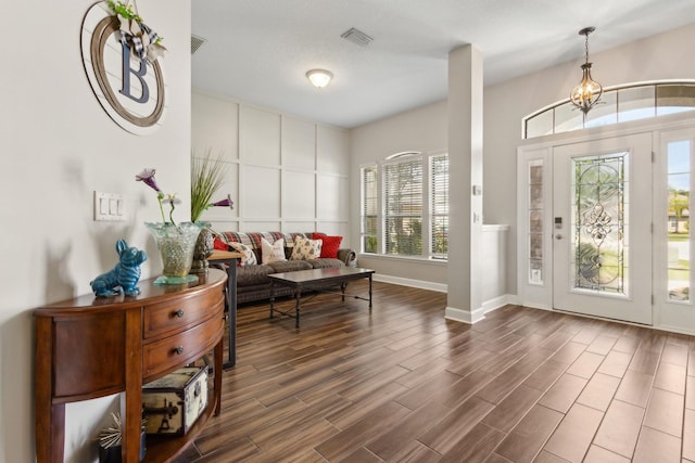 153 Savanna Preserve Ct, Saint Augustine, FL 32095 - entryway featuring dark wood-style flooring and baseboards