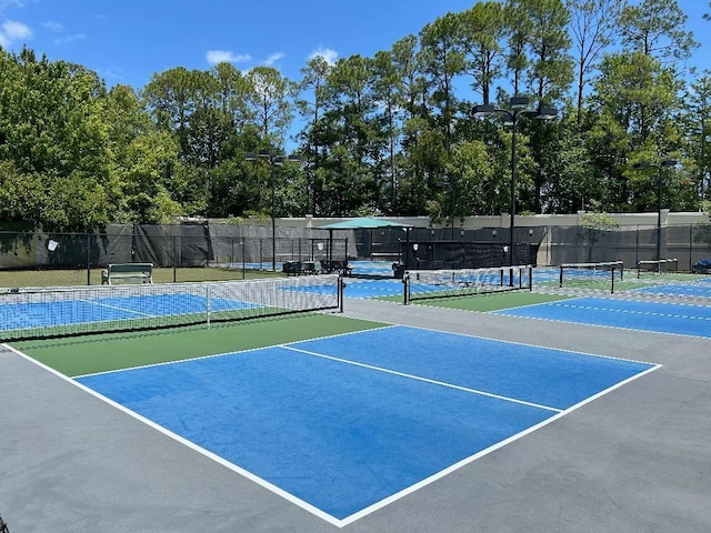 view of sport court