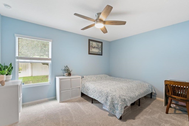 132 Fallen Timber Way, Saint Augustine, FL 32084 - bedroom with carpet flooring and a ceiling fan