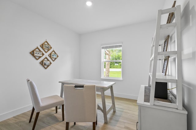 1 Clementon Ln, Palm Coast, FL 32137 - dining room with light wood-style flooring and recessed lighting