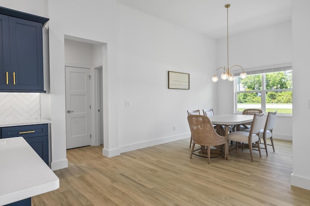 1 Clementon Ln, Palm Coast, FL 32137 - dining room featuring light wood-style floors and baseboards