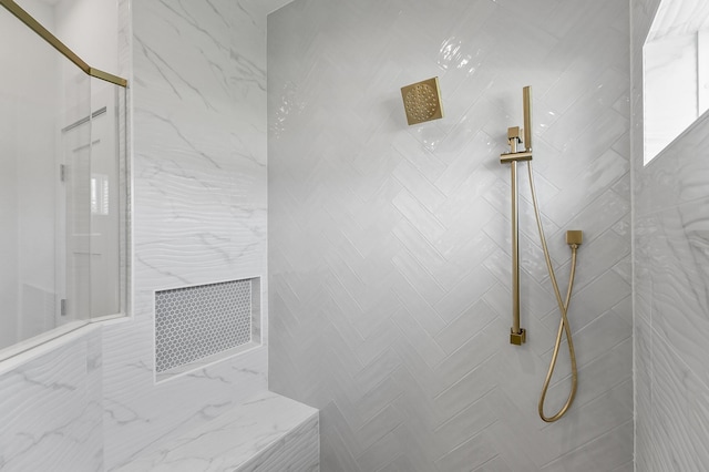 1 Clementon Ln, Palm Coast, FL 32137 - full bath featuring a marble finish shower