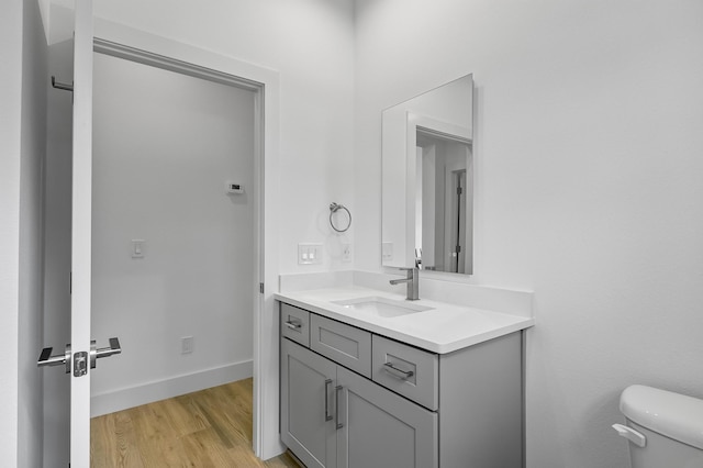 1 Clementon Ln, Palm Coast, FL 32137 - bathroom with vanity and wood finished floors
