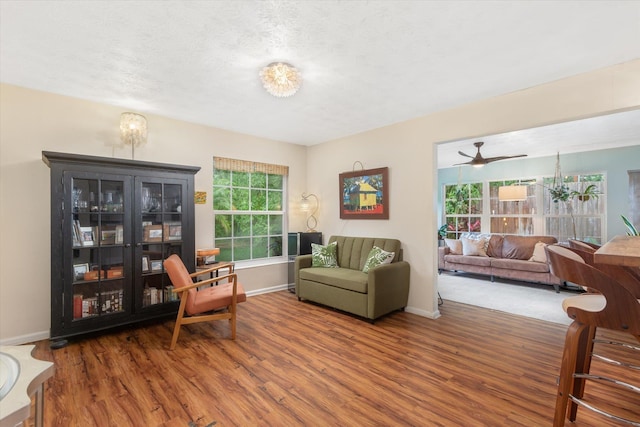 605 A St, Saint Augustine, FL 32080 - living room featuring wood finished floors and baseboards