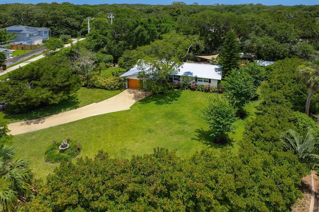605 A St, Saint Augustine, FL 32080 - view from above of property featuring a heavily wooded area