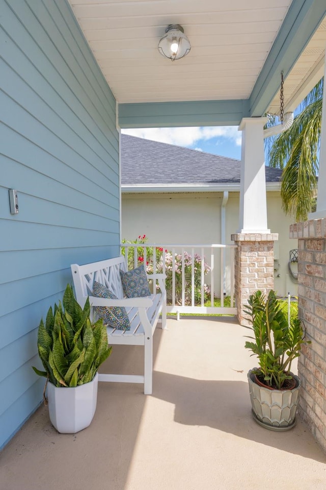 517 Weeping Willow Ln, Saint Augustine, FL 32080 - view of patio with covered porch
