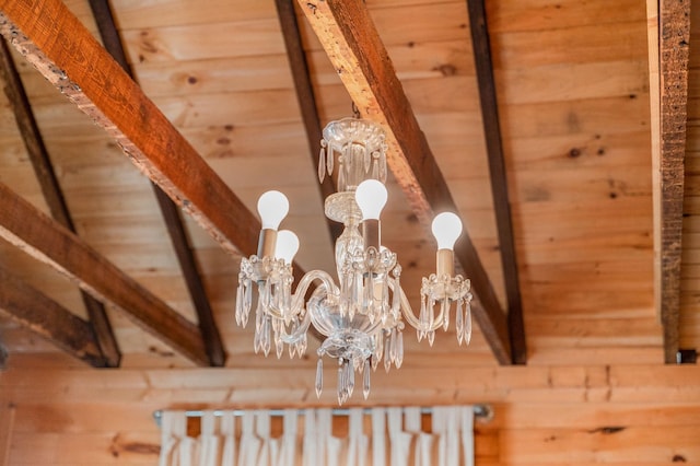 73 Kings Ferry Way, Saint Augustine, FL 32084 - room details featuring wooden walls, a notable chandelier, and radiator heating unit