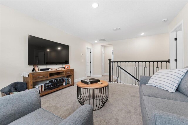 839 Lightsey Crossing Ln, Saint Augustine, FL 32084 - living area with carpet flooring and recessed lighting