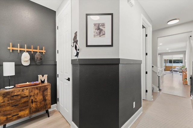 839 Lightsey Crossing Ln, Saint Augustine, FL 32084 - corridor featuring light wood-style floors and recessed lighting