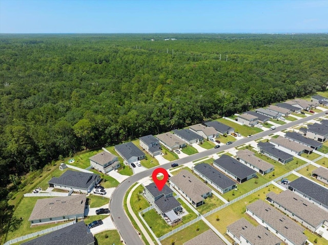 839 Lightsey Crossing Ln, Saint Augustine, FL 32084 - aerial view of property and surrounding area with a forest and nearby suburban area