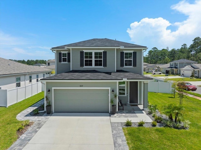 839 Lightsey Crossing Ln, Saint Augustine, FL 32084 - view of front of house with an attached garage, driveway, and a shingled roof