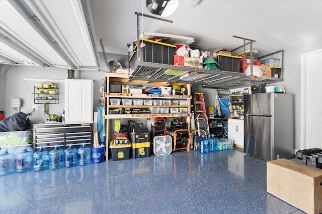 839 Lightsey Crossing Ln, Saint Augustine, FL 32084 - garage featuring freestanding refrigerator