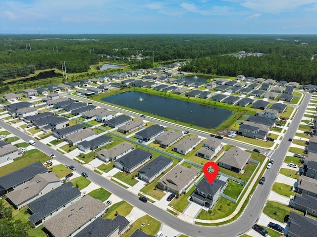 839 Lightsey Crossing Ln, Saint Augustine, FL 32084 - aerial overview of property's location with a large body of water and a forest