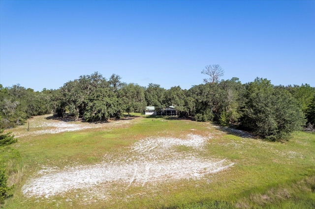 view of landscape featuring a rural view