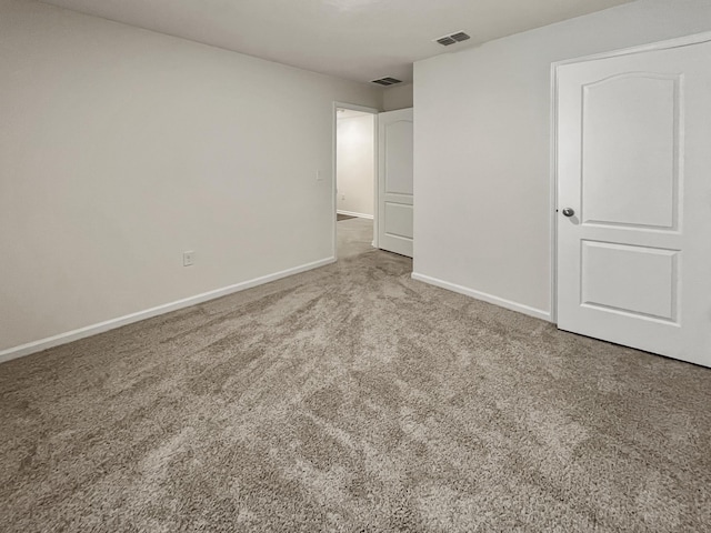 unfurnished bedroom featuring carpet flooring