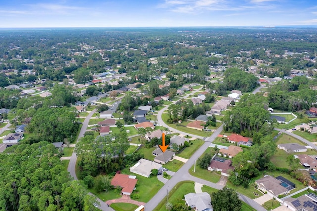 birds eye view of property featuring a residential view