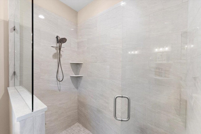 633 W Pope Rd, Saint Augustine, FL 32080 - bathroom featuring a shower stall