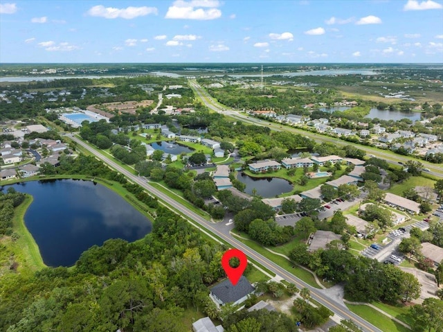 633 W Pope Rd, Saint Augustine, FL 32080 - aerial view of property's location with a nearby body of water and nearby suburban area