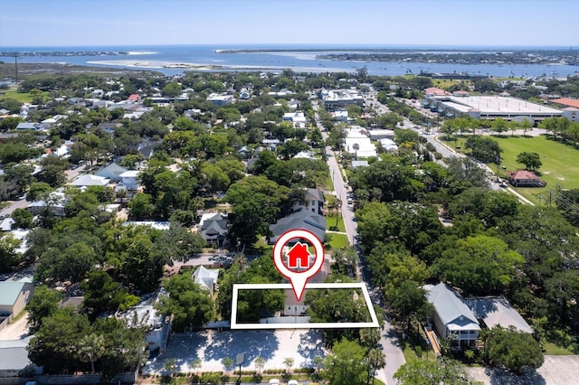 54 Grove Ave, Saint Augustine, FL 32084 - view of property location featuring a nearby body of water and property parcel outlined