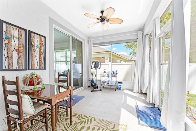 313 Aventurine Ave, Saint Augustine, FL 32086 - sunroom with carpet floors and healthy amount of natural light