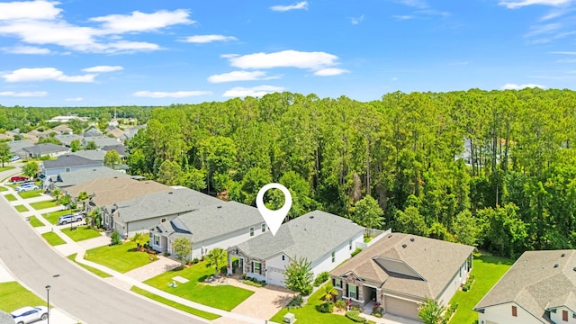 313 Aventurine Ave, Saint Augustine, FL 32086 - aerial view of residential area with a forest