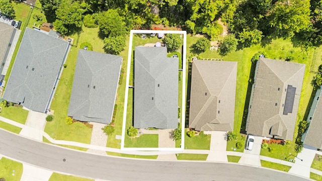 313 Aventurine Ave, Saint Augustine, FL 32086 - aerial view of residential area with property boundaries highlighted
