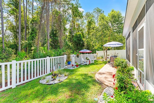 313 Aventurine Ave, Saint Augustine, FL 32086 - view of fenced backyard