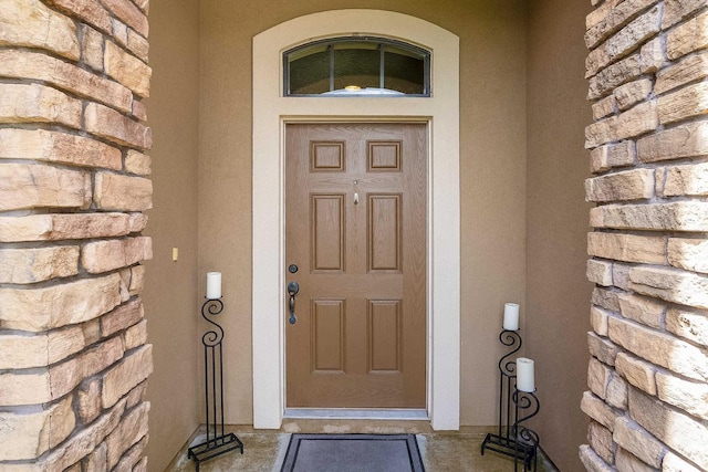 view of entrance to property