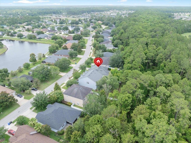 775 E Red House Branch Rd, Saint Augustine, FL 32084 - aerial view of residential area featuring a nearby body of water and a heavily wooded area