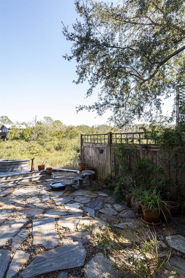 view of yard featuring a patio area