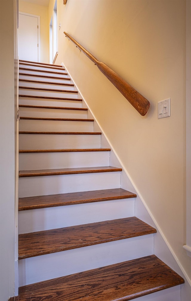 view of staircase