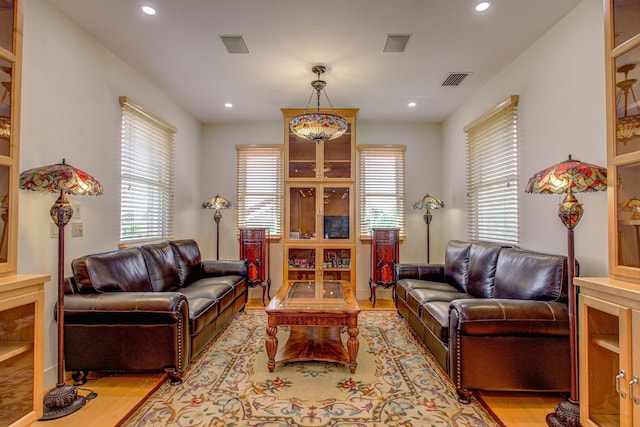 4 Oceanside Dr, Saint Augustine Beach, FL 32080 - living room with light wood-type flooring and recessed lighting