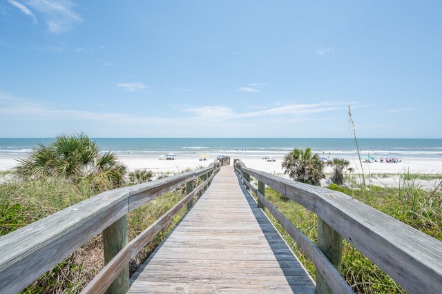 7780 S A1A Unit 101, Saint Augustine, FL 32080 - view of home's community featuring view of water and beach